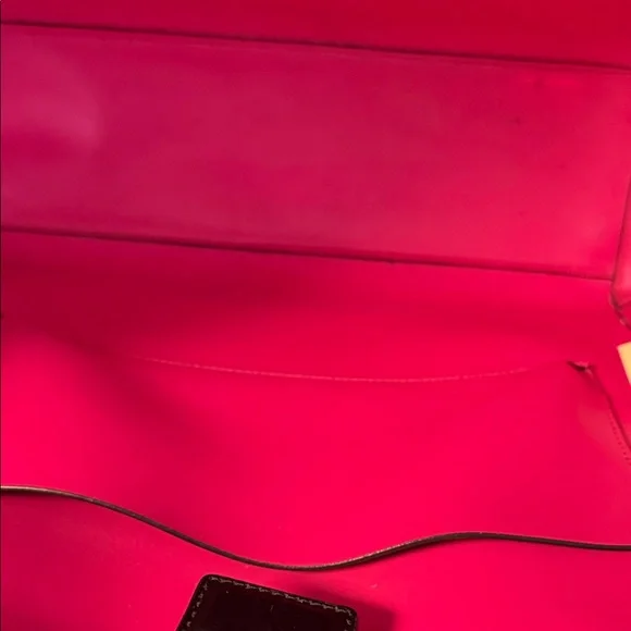 Kate Spade Black Tote with Pink Accents EUC - Picture 5 of 5